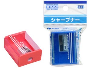 （日本製）CESSシャープーナー　角型　鉛筆削り【まとめ買い10点】
