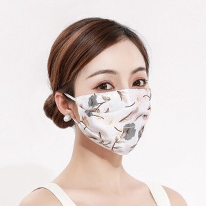 シフォン日焼け止めマスク女性ハスマスク自転車通気日除け洗えるマスク