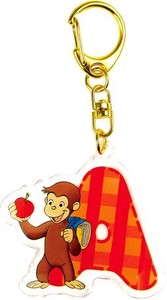 T'S FACTORY Key Ring Curious George Acrylic Key Chain