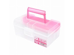 【色々なものの収納に便利なプラBOX】ニュータフボックスミニ ピンク