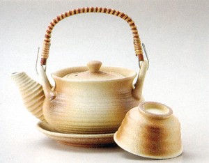 碗形志野 土瓶むし（中国製）  【中国製    陶器】