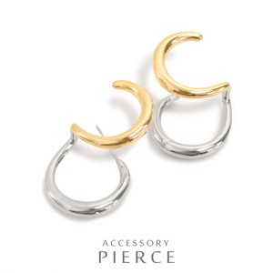 Pierced Earrings Gold Post Gold Design Ear Cuff M