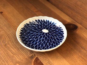 千重菊　菊形5.0皿【美濃焼　Plate mino ware　取皿　plate　プレート　和食器　陶器】ヤマ吾陶器