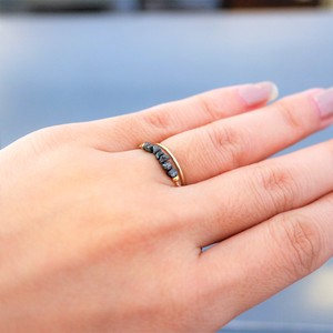 Gold-Based Ring black