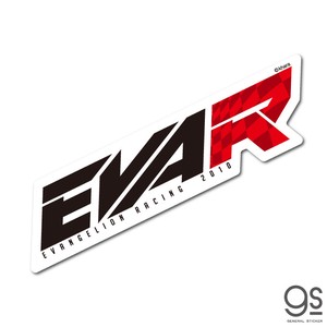 エヴァンゲリオンレーシング EVA Racing EVA-R Lサイズ キャラクターステッカー LCS1234 2020新作
