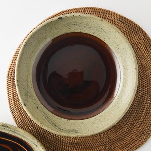 【特価品】夕鏡 布目20.5cm丸鉢[B品][日本製/美濃焼/和食器/リサイクル食器]