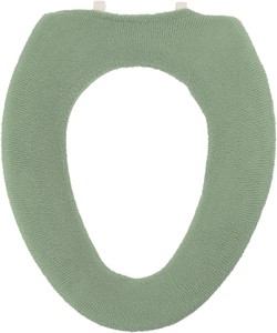 カラーショップ O型便座カバー スモークグリーン