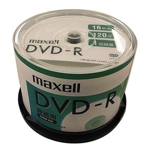 マクセル 録画用DVD-R 120分 16倍速対応 ホワイト50枚 スピンドルケース DRD120SIPW.50SP