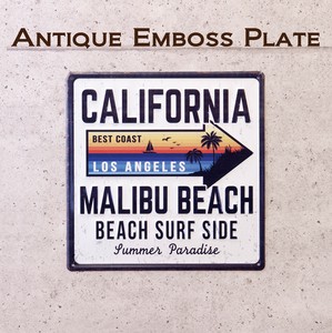 Wall Plate Antique beach M