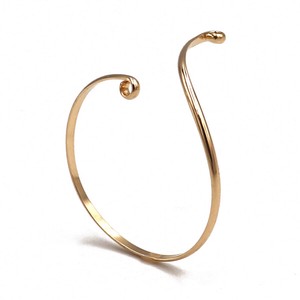 Clip-On Earring Gold Post Earrings Ear Cuff