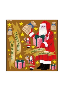 Store Equipment Christmas Santa Claus Deco Sticker