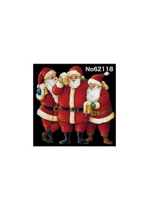 Retail Store Item Santa Claus Deco Sticker