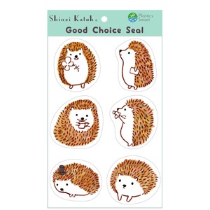 SEAL-DO Stickers Hedgehog Made in Japan