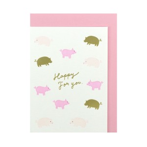 Greeting Card Mini Pig