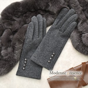 Gloves Antibacterial Finishing Polyester Gloves Buttons Cotton