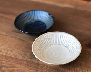 撥水十草　小鉢　白　11cm【日本製　小皿　鉢　和食器　陶器　織部】ヤマ吾陶器
