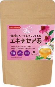 6種のハーブをブレンドしたエキナセア茶　(1.8g/tea bag8袋入り)