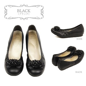 Basic Pumps Ballet Shoes Lightweight Low-heel Stretch Flat Made in Japan