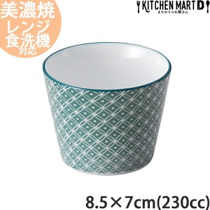 翠七宝 8.5cm 蕎麦猪口 約230cc 日本製 美濃焼 陶器 光洋陶器