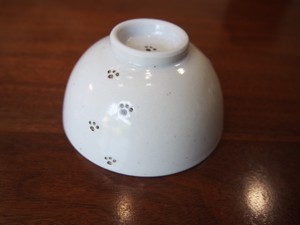 あしあと小丸茶碗　【陶器・食器・瀬戸焼・日本製】