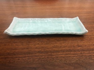 白雲突出し皿　【陶器・食器・瀬戸焼・日本製】