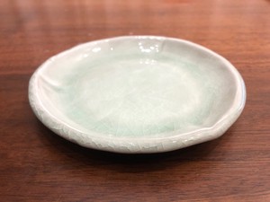 白雲4寸丸皿　【陶器・食器・瀬戸焼・日本製】