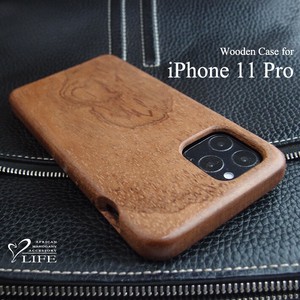 [LIFE] Wooden Case for iPhone 11pro 木製スマホケース
