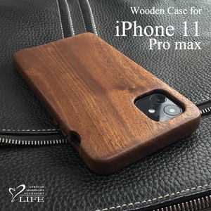 [LIFE] Wooden Case for iPhone 11pro max 木製スマホケース