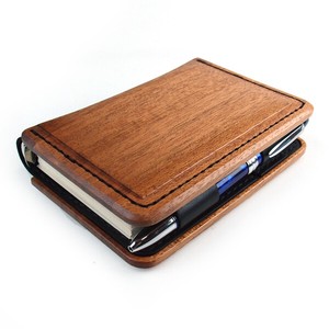 [LIFE] Wood & Leather system Book mini6 A　システム手帳