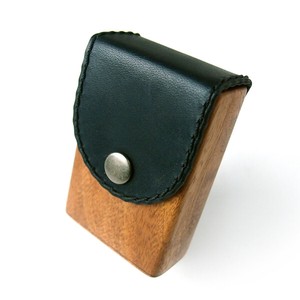 [LIFE] Wood & Leather Case for Short Cigarette with Cover　ショート用HOPEetc