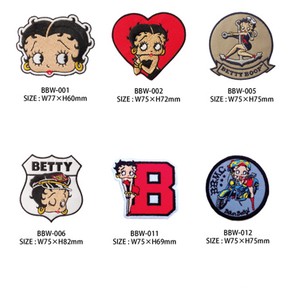 Key Ring betty boop Patch