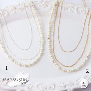 Necklace/Pendant Necklace M Simple 3-way