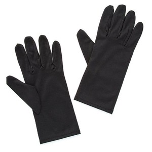 手を保護する薄型手袋 4双組 ブラック