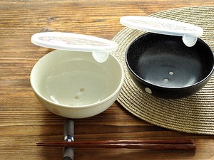 水玉ドットパック小鉢340cc【レンジパック 日本製 美濃焼 和食器】