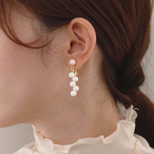 Clip-On Earrings Gold Post earring Baby
