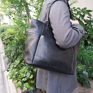 Tote Bag Cattle Leather Simple