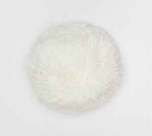 【北欧】ポンポン ホワイト《帽子用装飾》