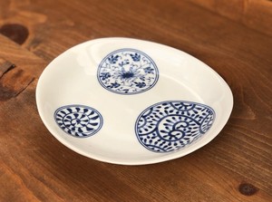 Main Plate Pottery M Made in Japan