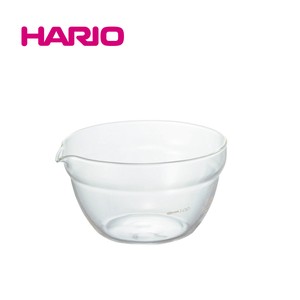 『HARIO』耐熱ガラス製片口ボウル200 KB-20-BK（ハリオ）