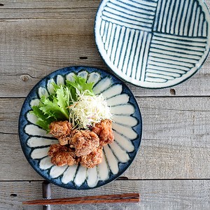 令和粉引7.0皿【大皿 パスタ皿 日本製 美濃焼 和食器】