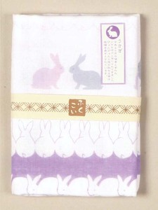 Tenugui Towel Lucky Charm Rabbit