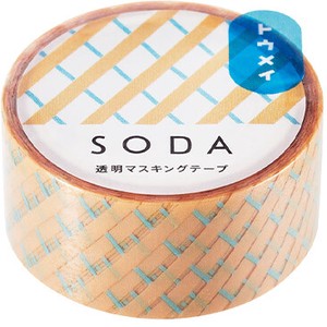 【キングジム】SODA マスキングテープ20mm