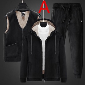 新作 ファッション メンズ 厚手の ジャケット+ベスト+パンツ 3点セット 868 MDYMA5277