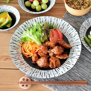 黒潮8.0皿【パスタ皿 大皿 日本製 美濃焼 和食器】
