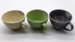 コーヒー マグ カップ 和陶器 和モダン /麻ノ葉スープカップ
