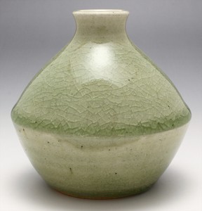 花器 花瓶 置物 インテリア 和陶器 和モダン /灰釉小壺