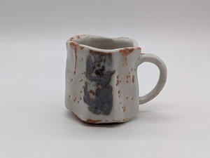 コーヒー マグ カップ 和陶器 和モダン /志野削マグカップ