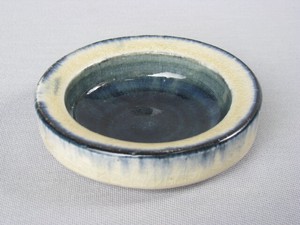 灰皿 和陶器 和モダン /呉須巻灰皿/小