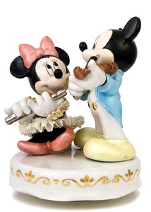 Figurine DISNEY Mickey Hello Kitty Minnie Music Box
