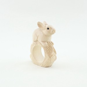 Animal Ornament Wooden Animal Rabbit